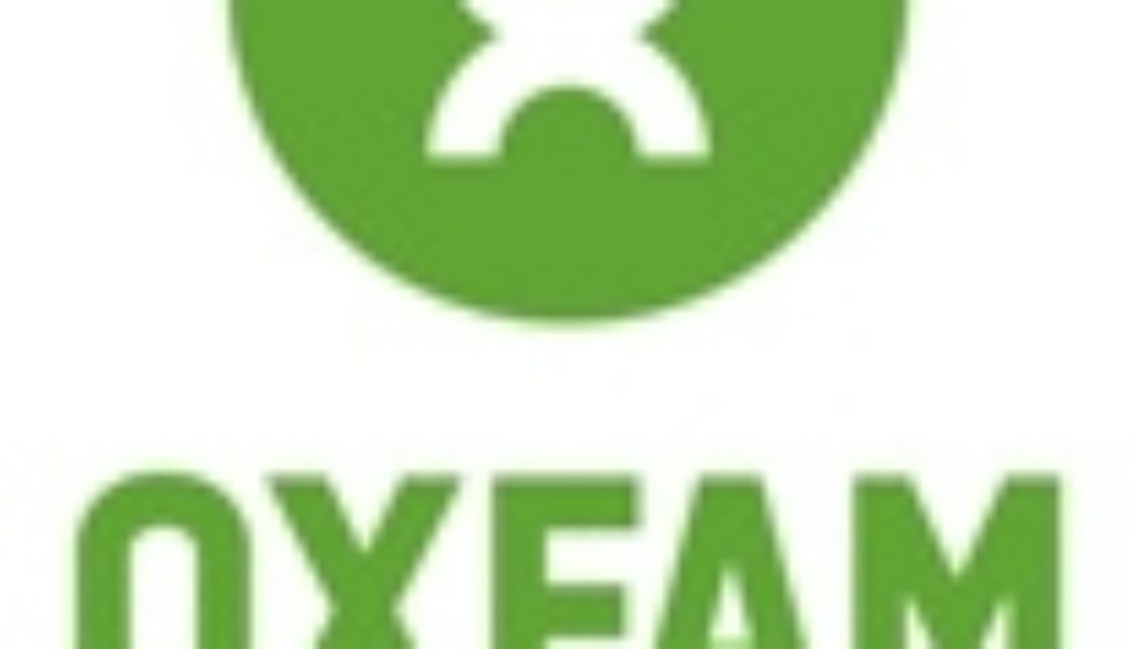 Oxfam logo vertical green